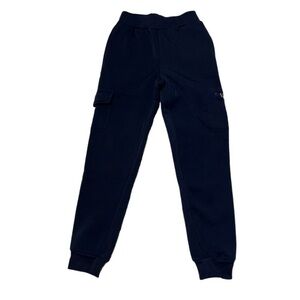 M (10/12) U.S. Polo Assn. Boys Kids Youth Navy Cargo Joggers Pants Athletic